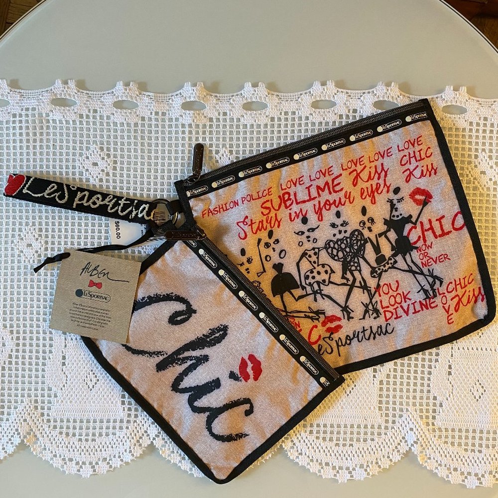 LeSportsac x Alber Elbaz pouches - NWT